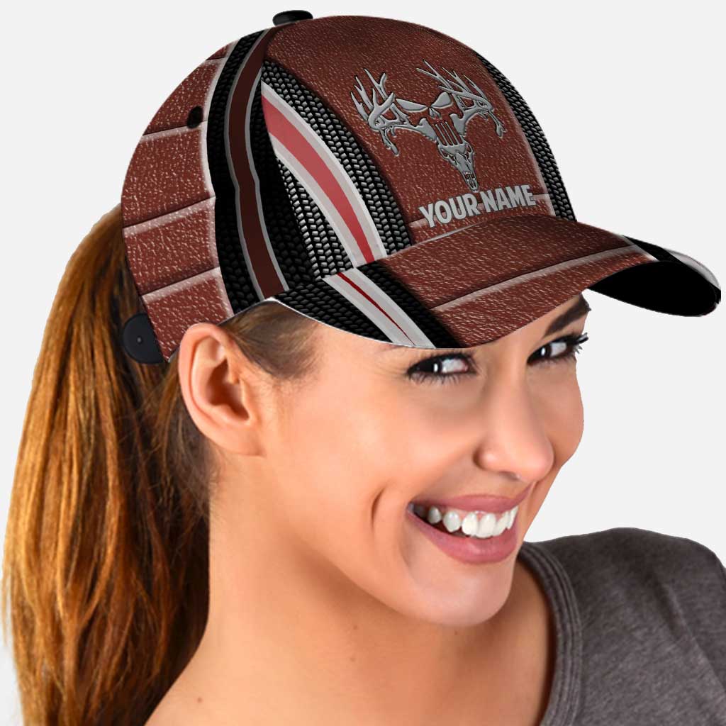 Love Hunting -  Personalized Classic Cap With Metal Pattern Print