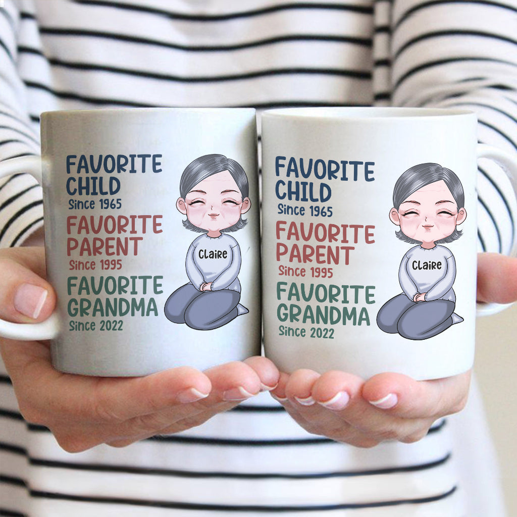 Favorite Grandma Since - Personalized Grandma Mug