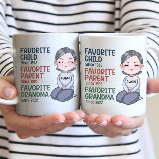 Favorite Grandma Since - Personalized Grandma Mug
