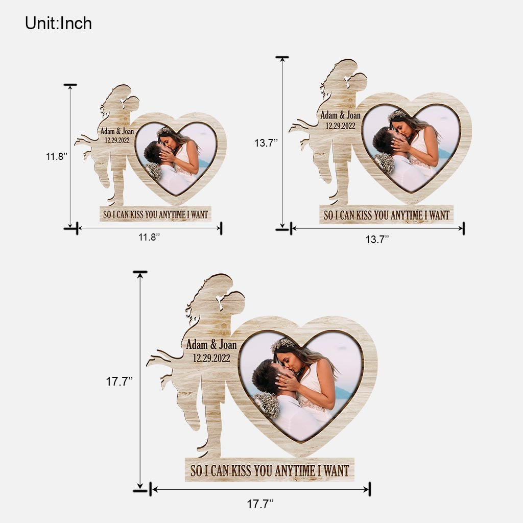Wenn ich wüsste, was Liebe ist – Personalisiertes Holzschild für Paare