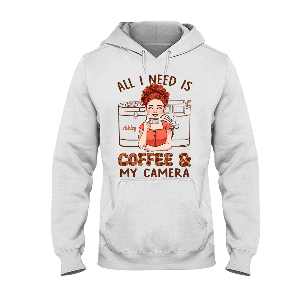Alles, was ich brauche – personalisiertes Fotografie-T-Shirt und Hoodie