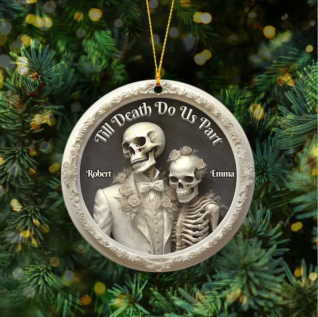 Bis dass der Tod uns scheidet – Personalisierter Totenkopf-Anhänger