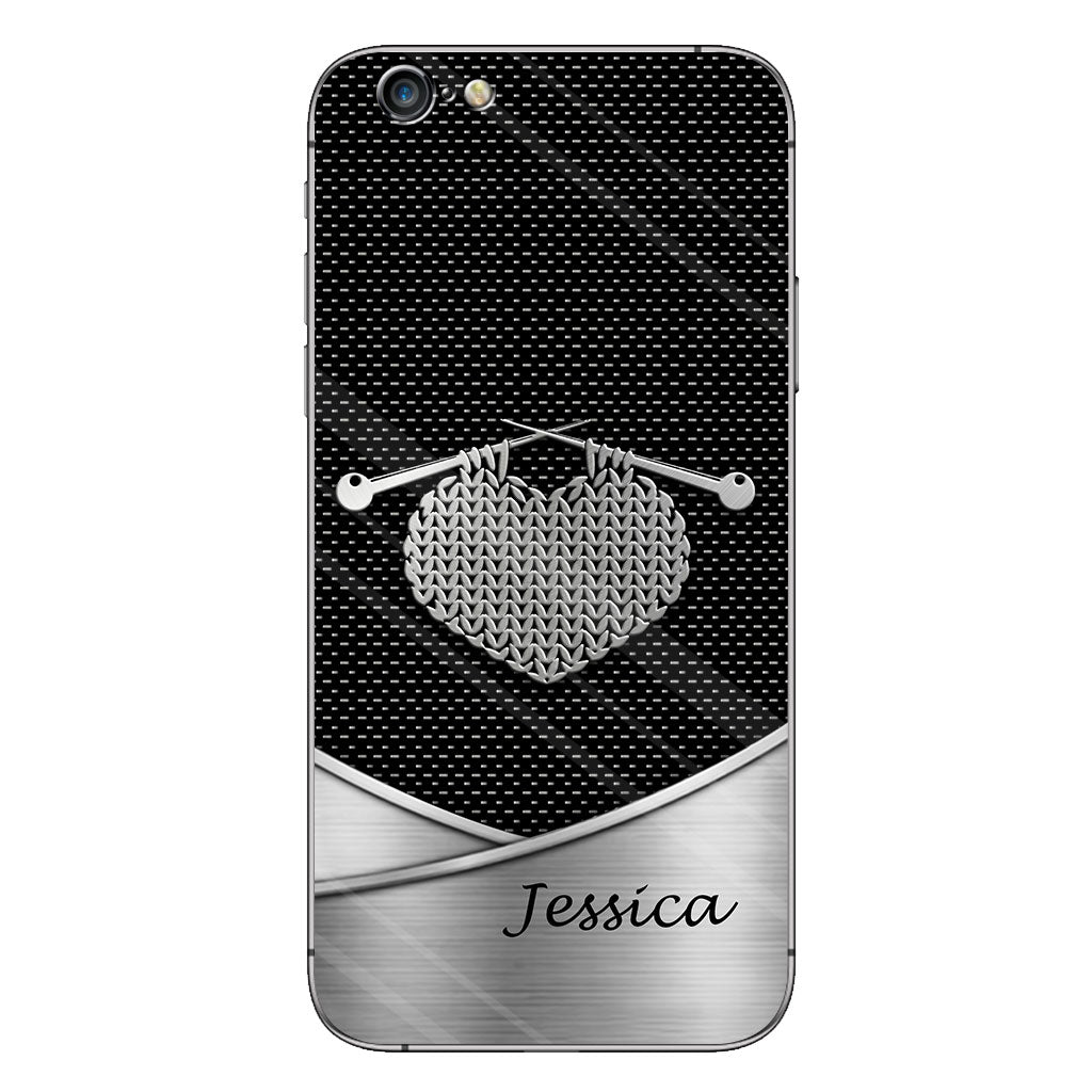 Love Knitting - Personalized Knitting Phone Case