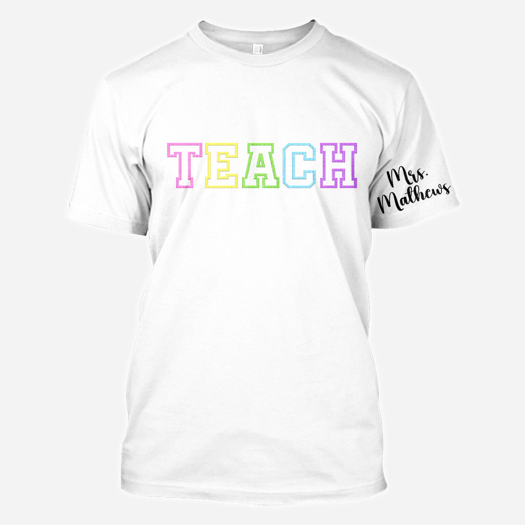 Ein großartiger Lehrer – personalisiertes Lehrer-T-Shirt