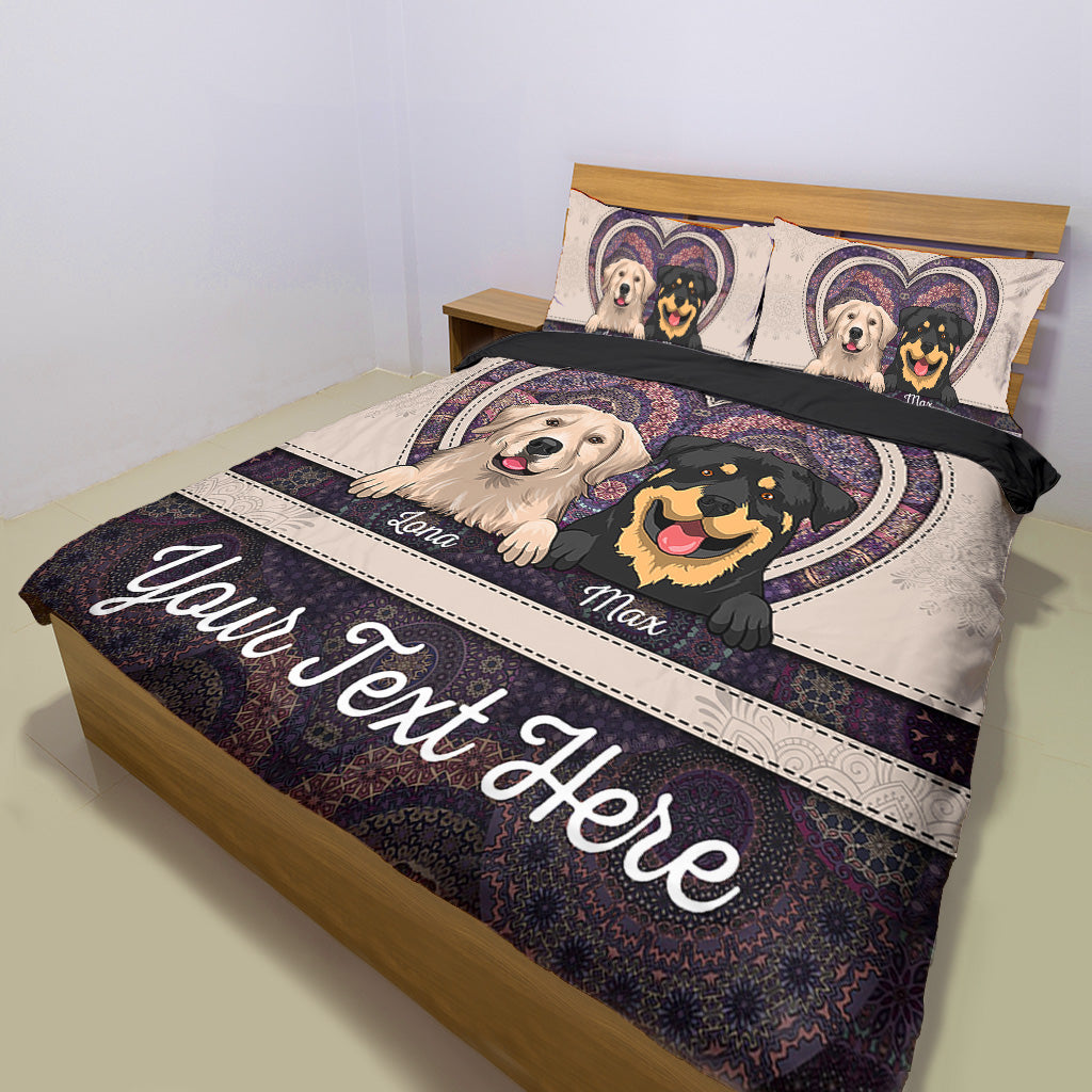 Personalisiertes Hundebett-Set für Hundeliebhaber