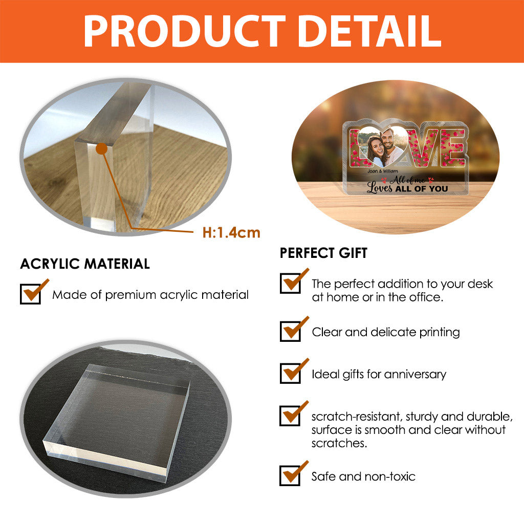 This Is Us – Geschenkidee für Paare (Ehemann, Ehefrau, Freundin, Freund) – Personalisierte Acrylplakette in individueller Form