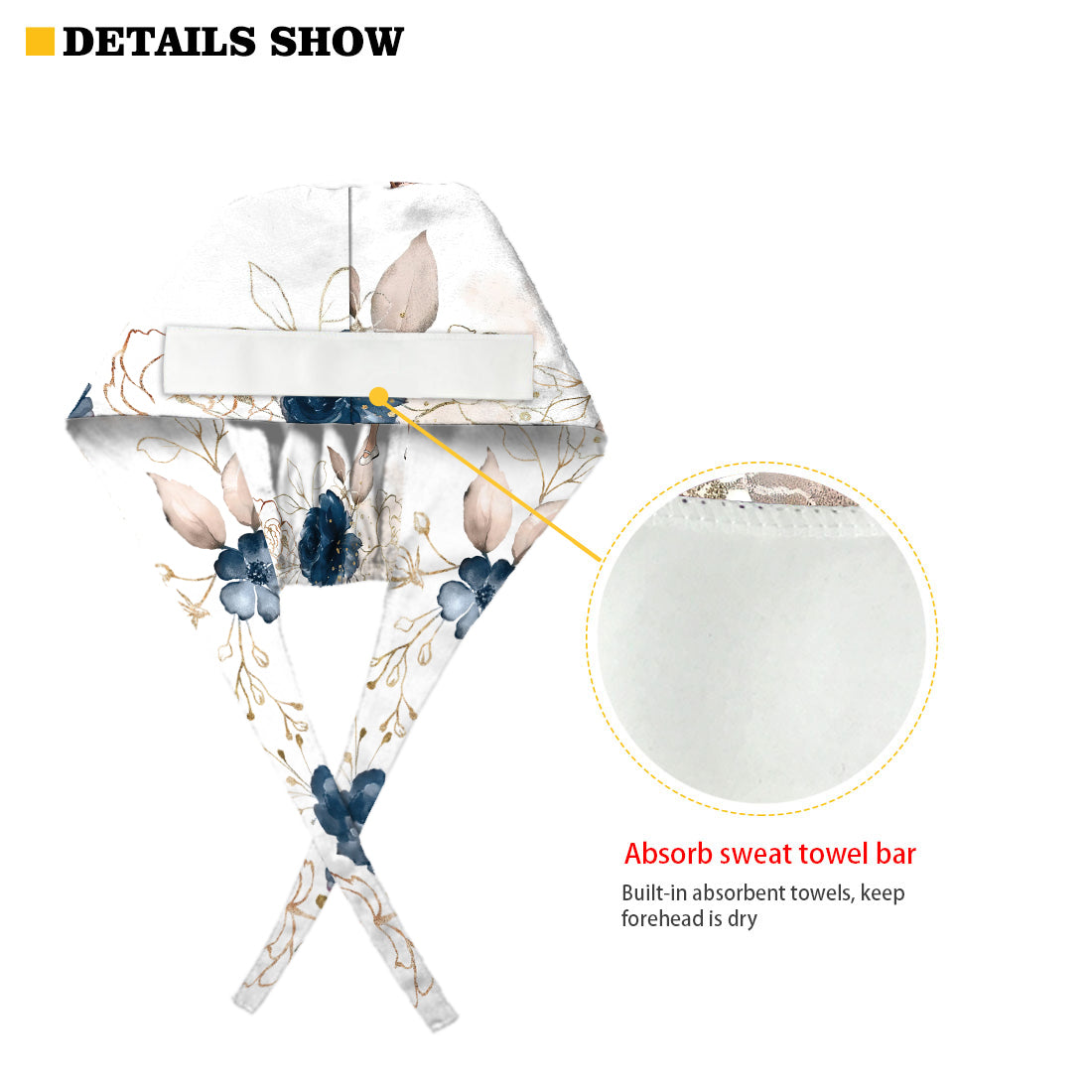 Registrierte, personalisierte OP-Haube für Pflegekräfte