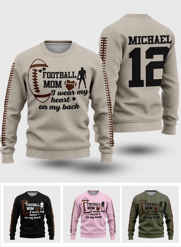 Fußballmama – Personalisierter Fußball-Pullover