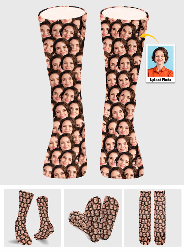 Individuell bedruckte Socken für Mütter – Personalisierte Socken