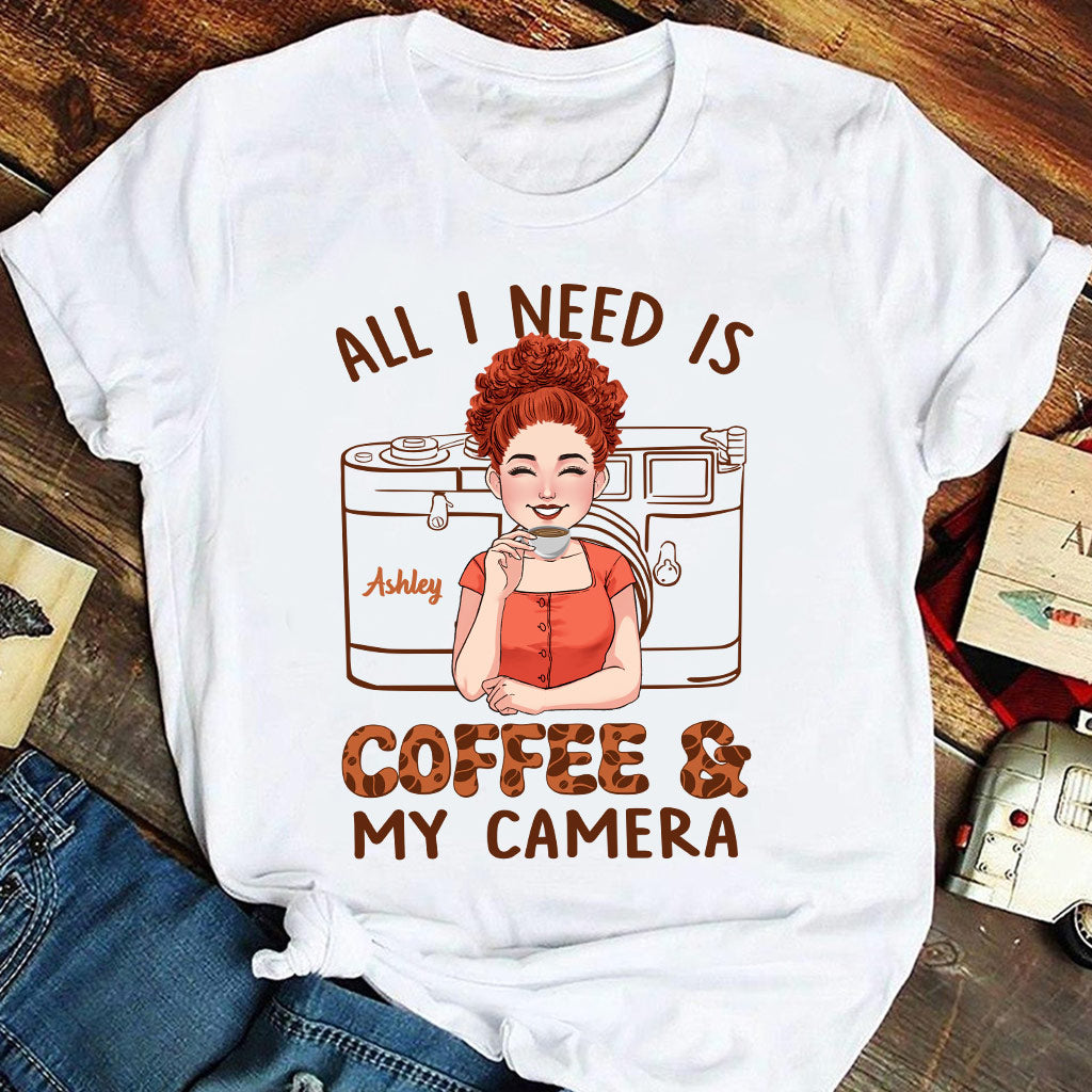 Alles, was ich brauche – personalisiertes Fotografie-T-Shirt und Hoodie