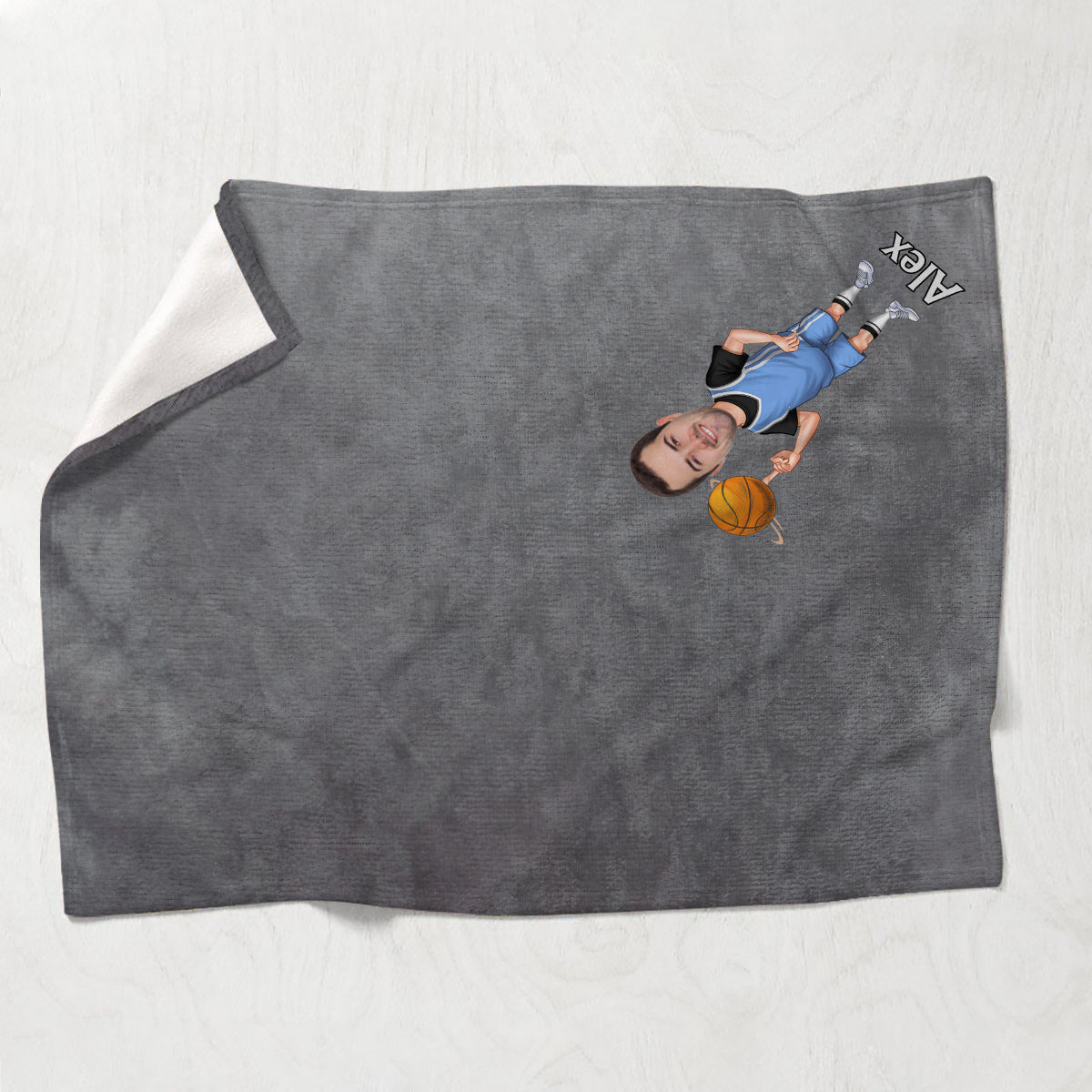 Love Sports - Personalized Basketball Blanket