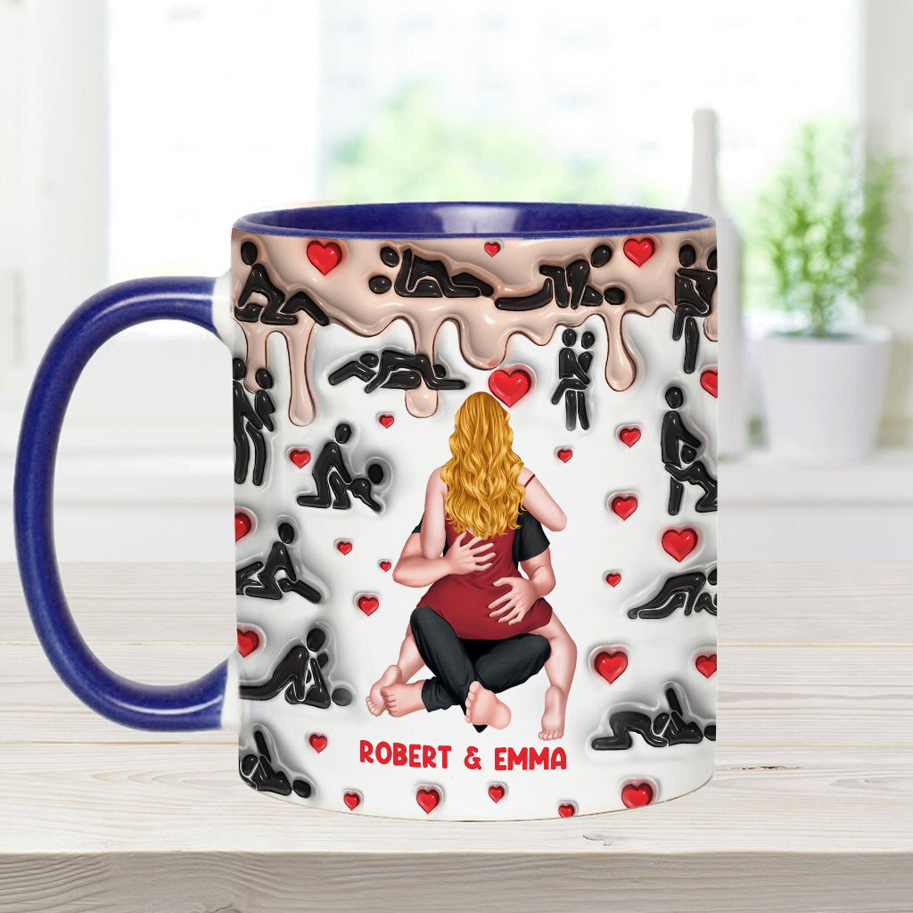 Meine Lieblingsbeschäftigung ist mit dir - Personalisierte Tasse für Paare