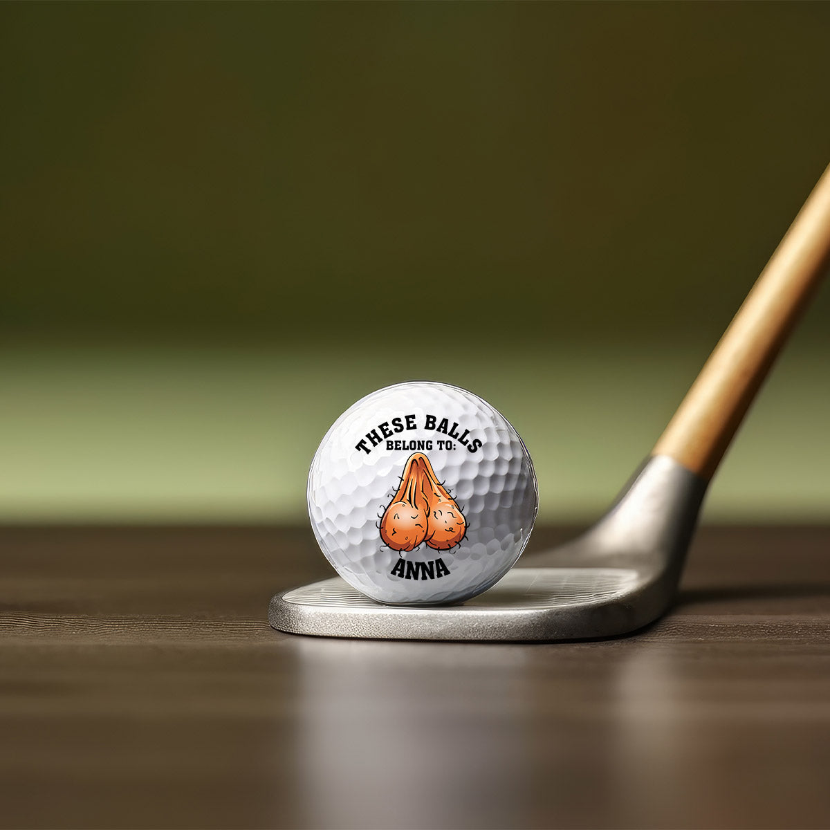 Diese Bälle gehören Ihm – Geschenk für ihn, Freund, Ehemann – Personalisierter Golfball