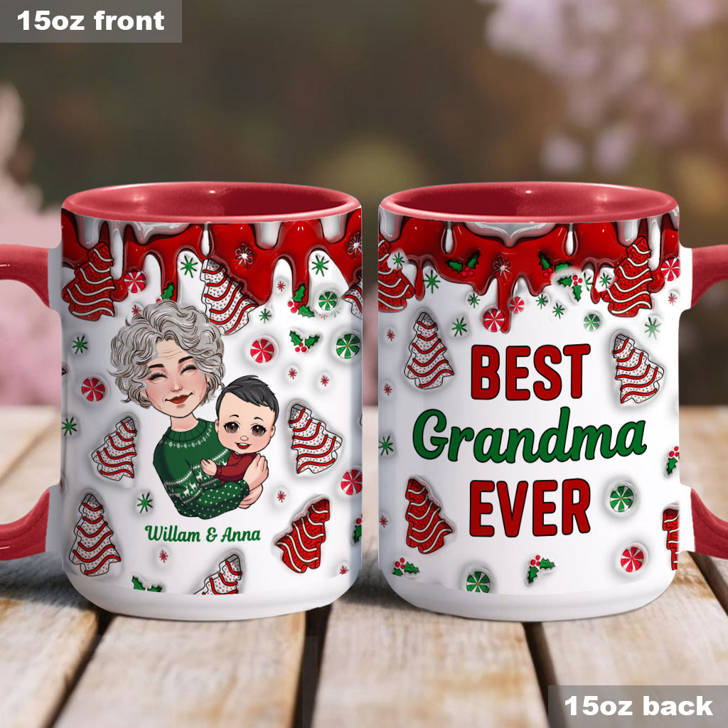 Beste Oma der Welt – Geschenk für Oma – Personalisierte Tasse mit Akzent