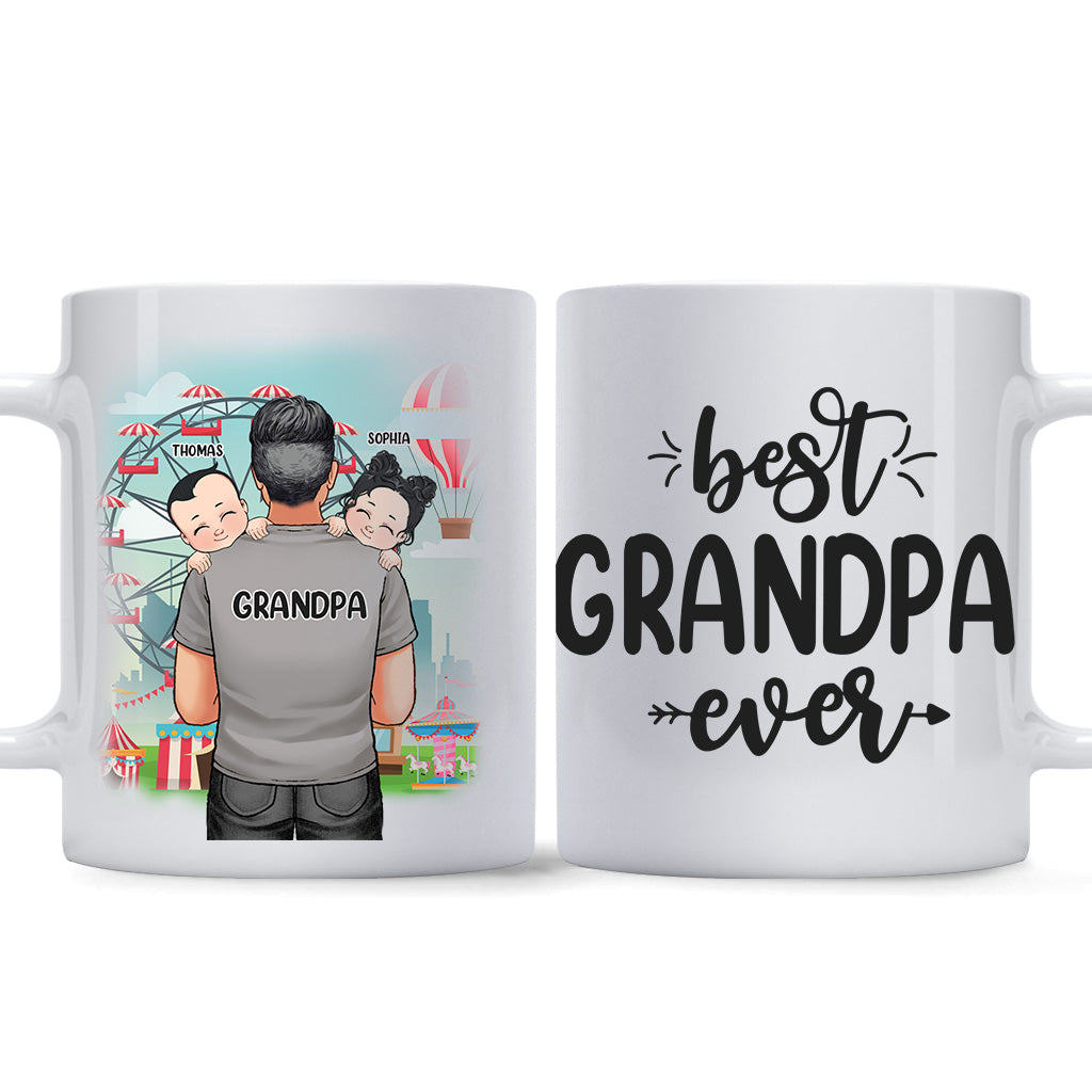 Bester Papa aller Zeiten – Geschenk für Papa, Opa, Onkel, Ehemann – Personalisierte Tasse