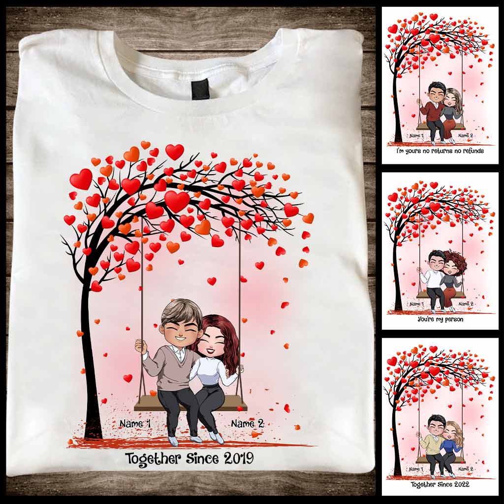 Together - Personalized Couple T-shirt and Hoodie