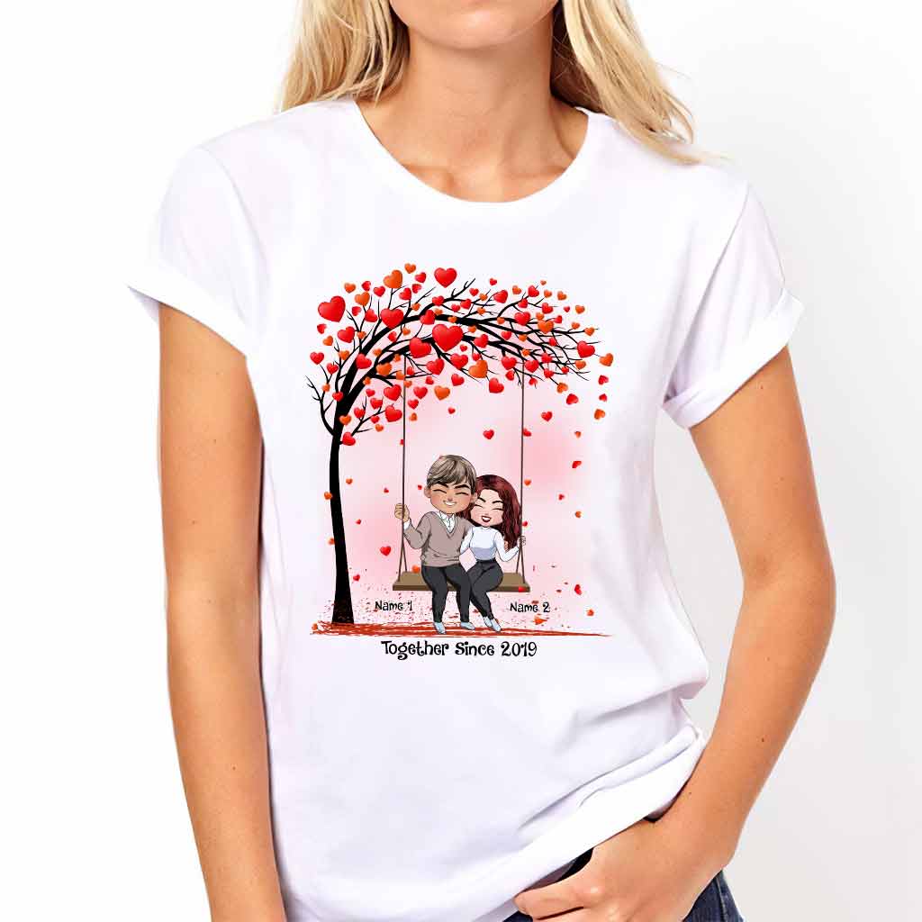 Together - Personalized Couple T-shirt and Hoodie