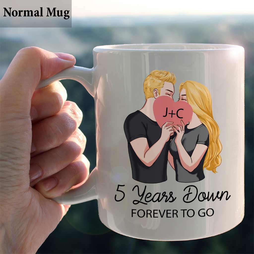 Forever To Go - Personalized Couple Mug