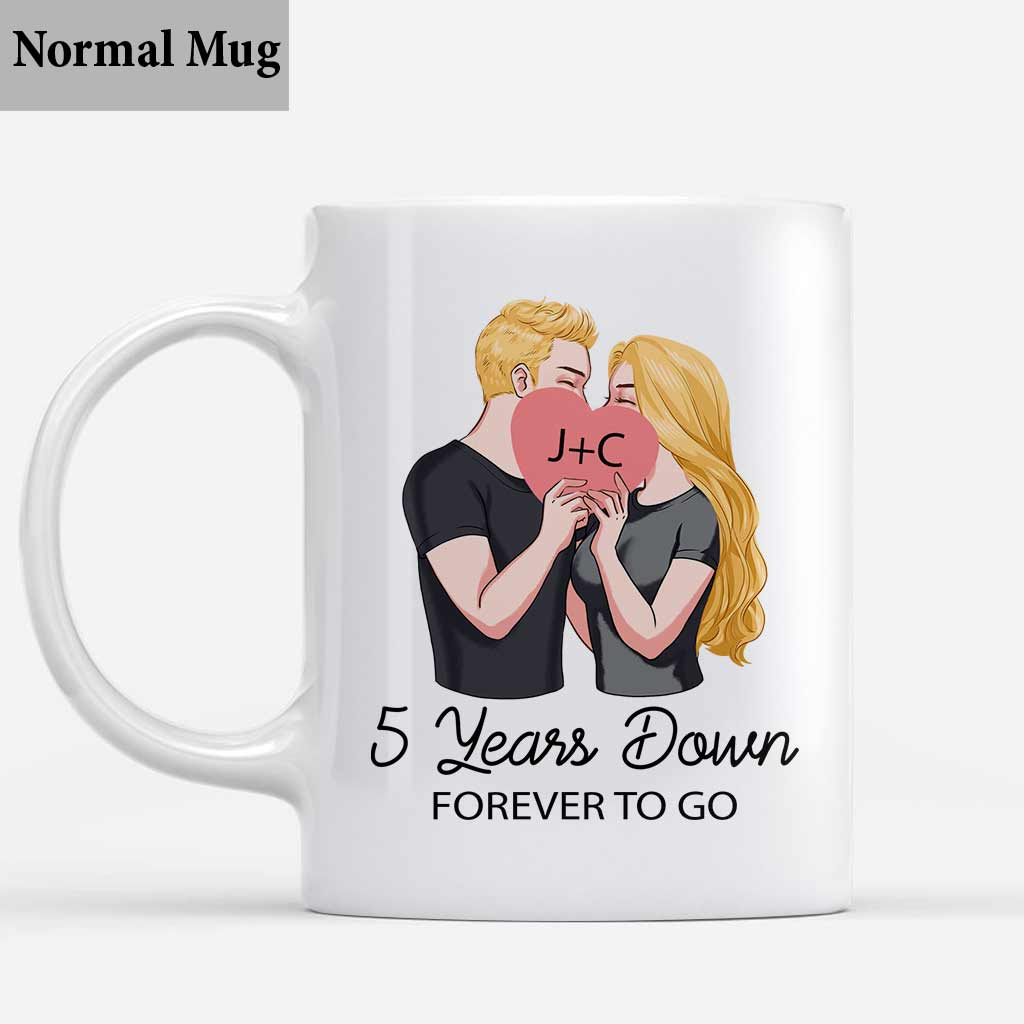 Forever To Go - Personalized Couple Mug