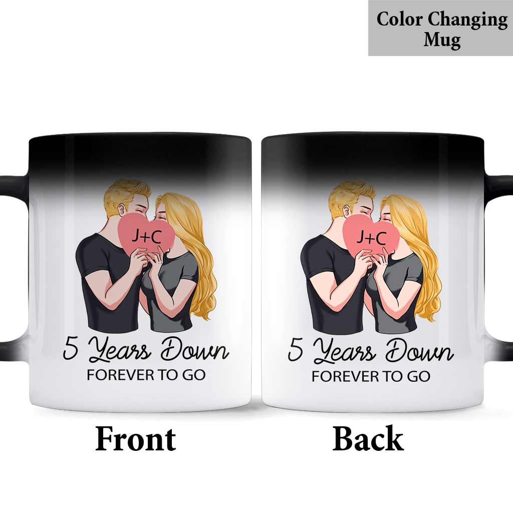Forever To Go - Personalized Couple Mug