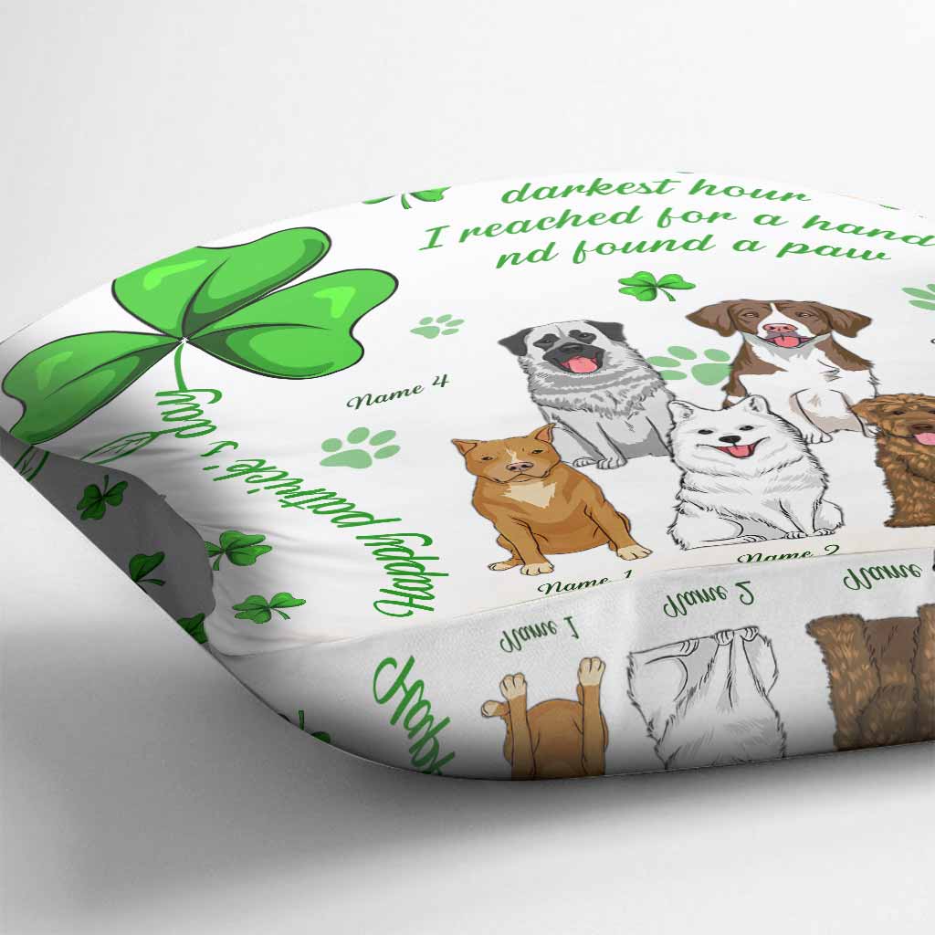 Irischer Hund ist mein Glücksbringer - Personalisiertes Kissen zum St. Patrick's Day