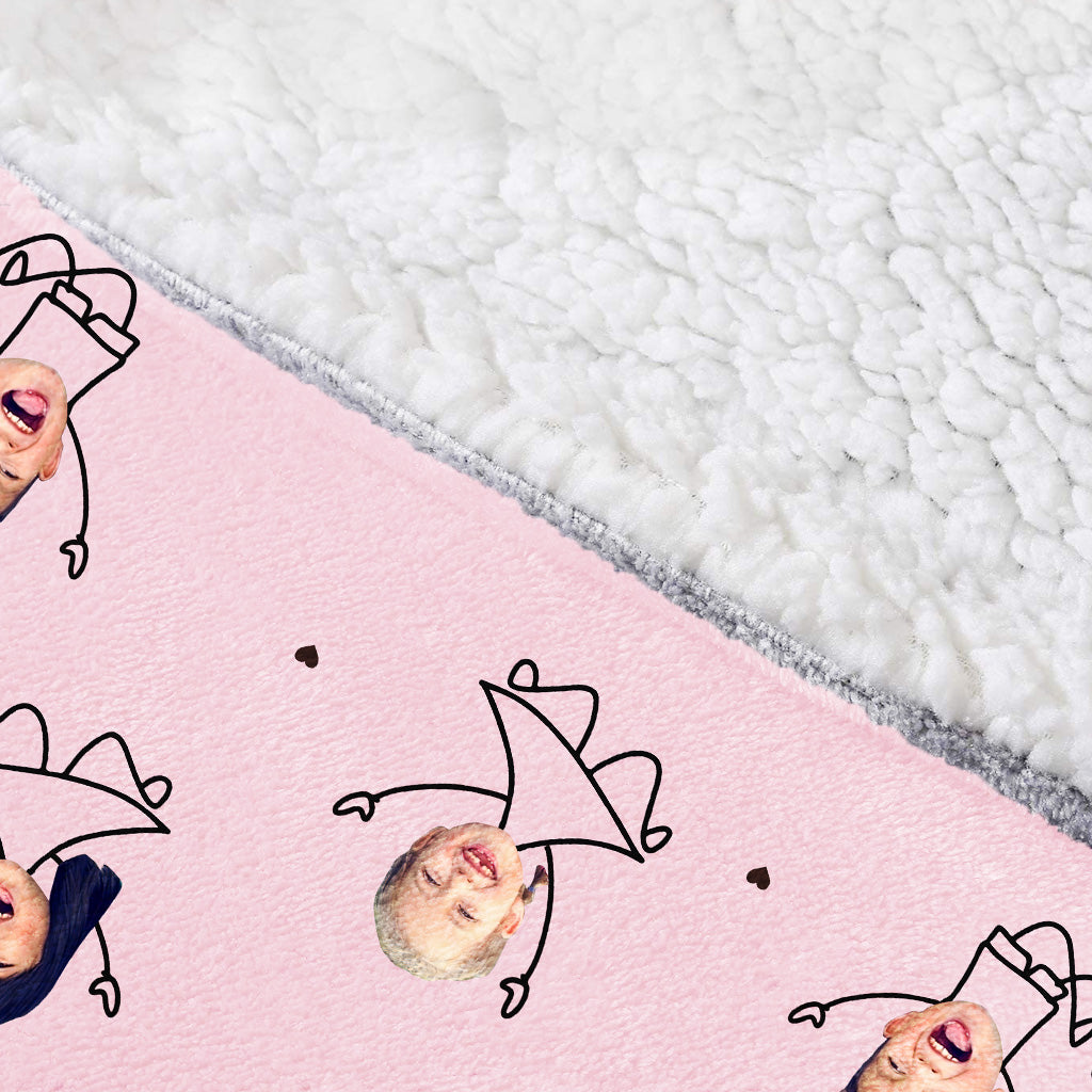 Mein größter Segen – Personalisierter Muttertags-Hoodie mit Decke