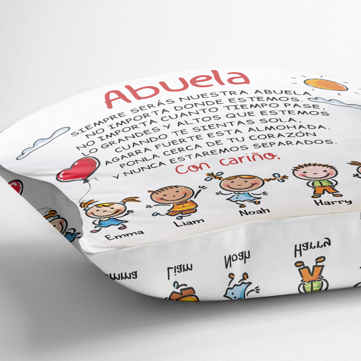 Personalisiertes Oma-Kissen zum Muttertag (Spanisch)