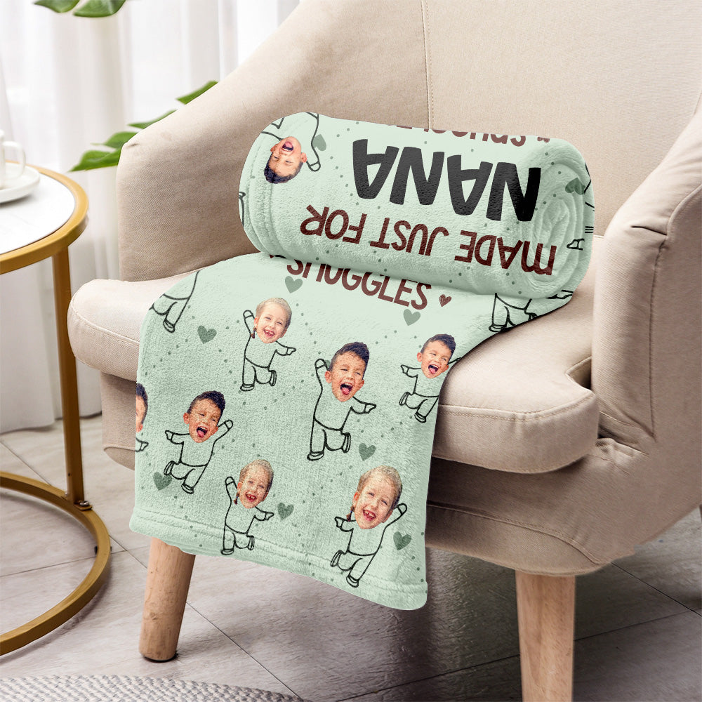 Speziell für Omas Kuscheleinheiten – Personalisierte Muttertags-Oma-Decke