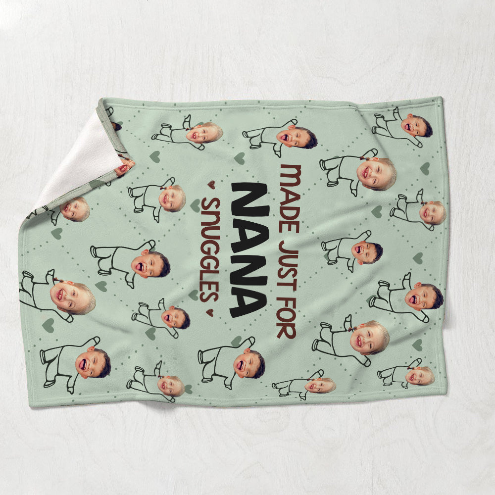 Speziell für Omas Kuscheleinheiten – Personalisierte Muttertags-Oma-Decke