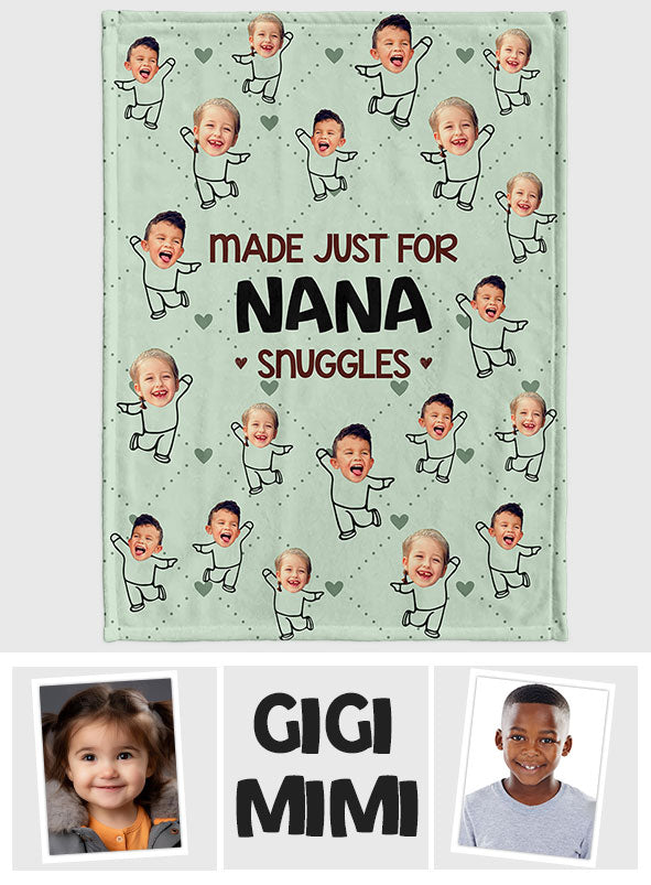 Speziell für Omas Kuscheleinheiten – Personalisierte Muttertags-Oma-Decke