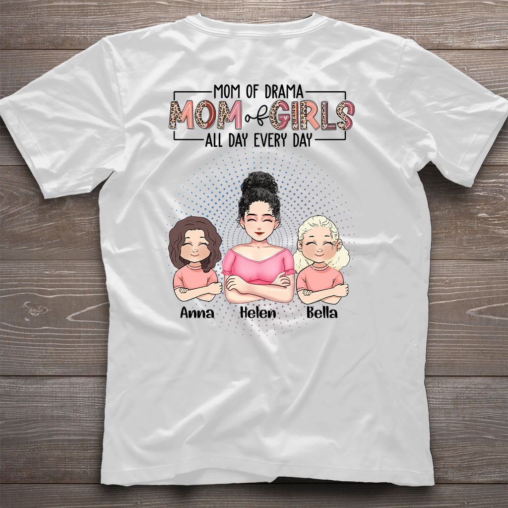 Mama-Modus den ganzen Tag – Personalisiertes Muttertags-T-Shirt und Hoodie