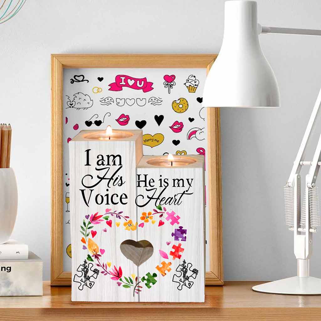 Lasst uns gemeinsam wachsen – Personalisierter Kerzenhalter zur Sensibilisierung für Autismus