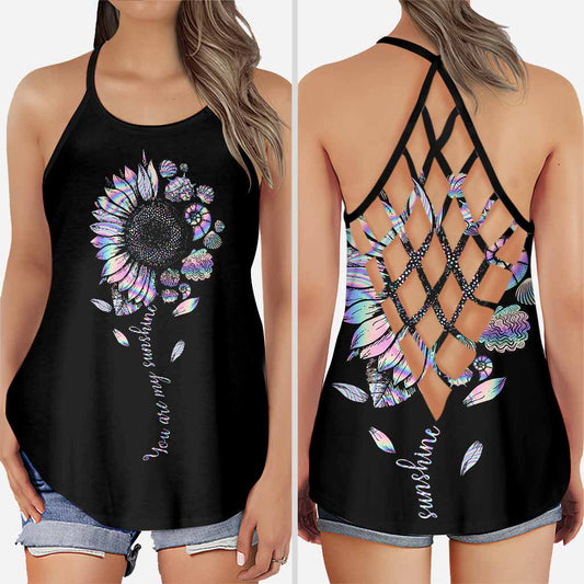 You are my sunshine - Sea Lover Cross Tank Top