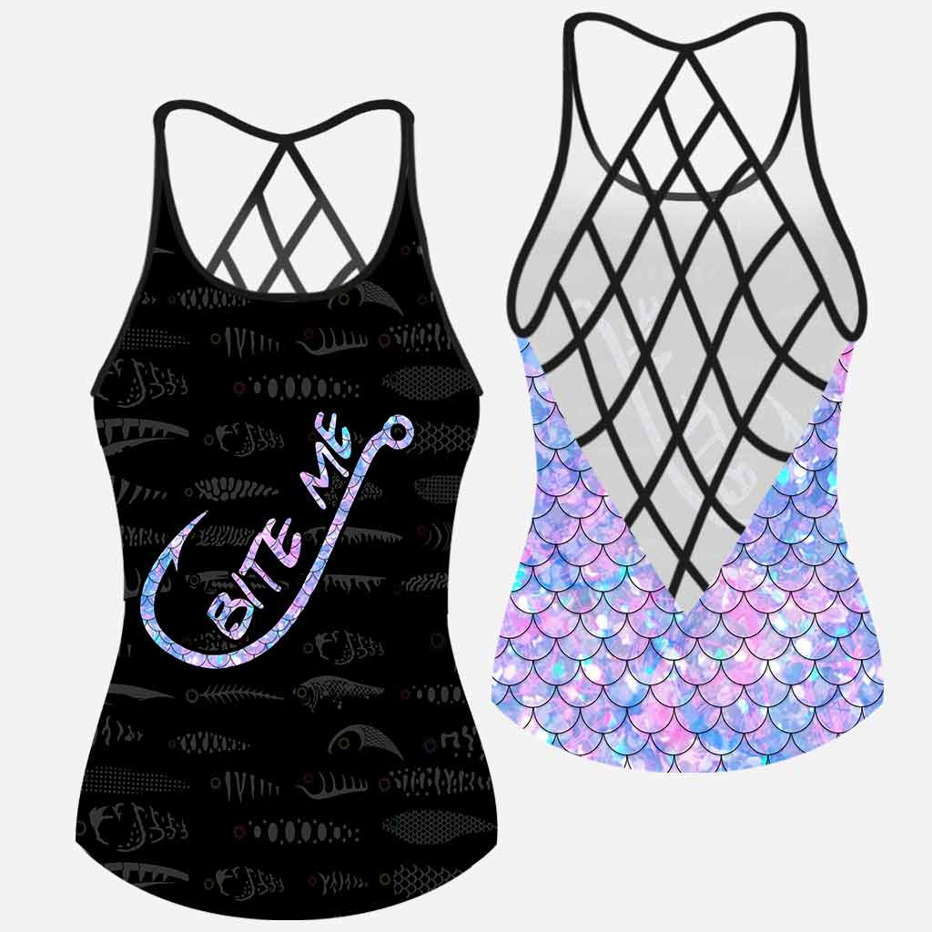 Bite Me - Fishing Cross Tank Top