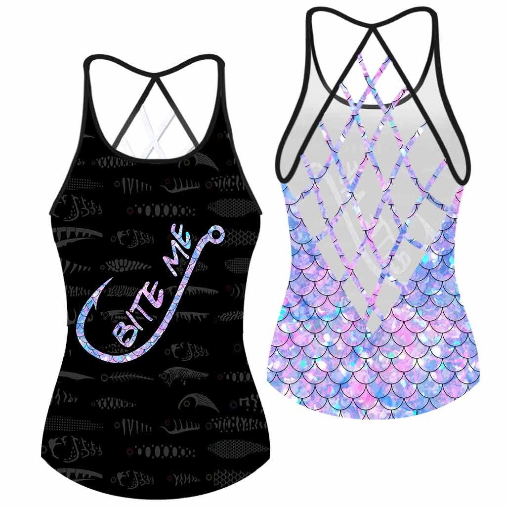 Bite Me - Fishing Cross Tank Top