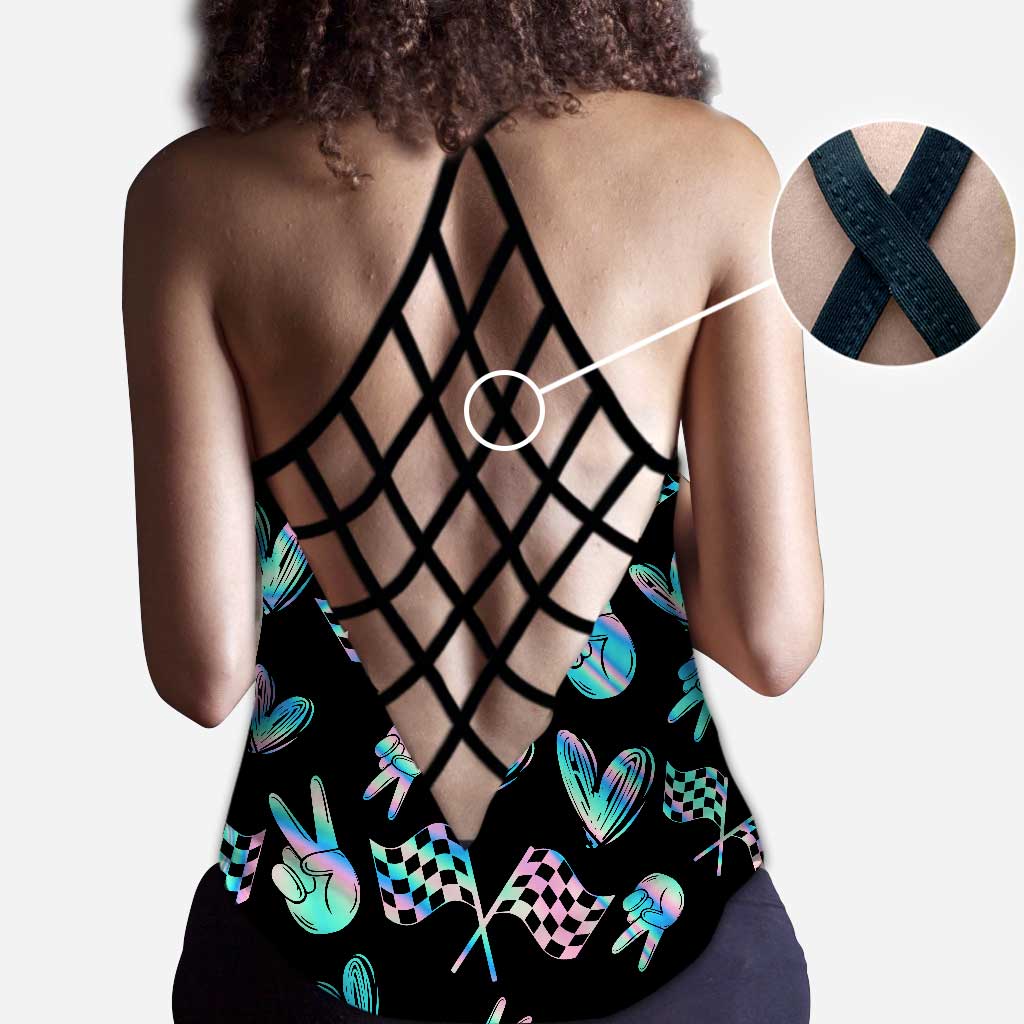 Best Things In Life - Racing Cross Tank Top and Leggings