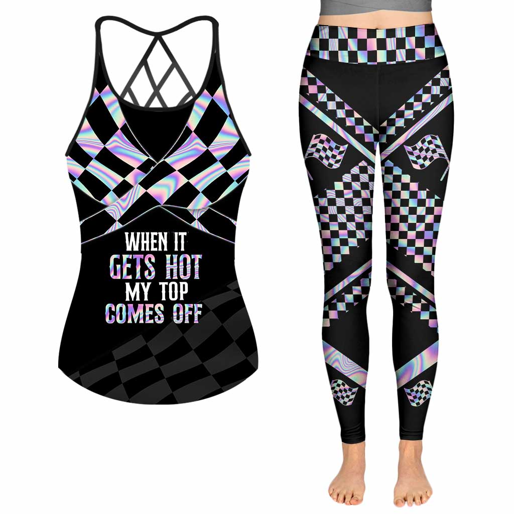 Wenn es heiß wird – Racing Cross Tanktop und Leggings