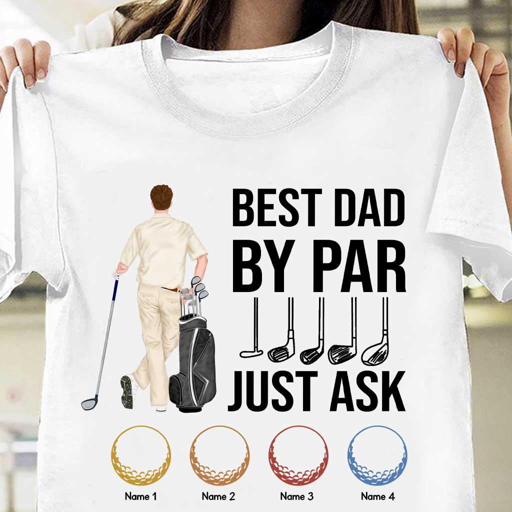 Bester Papa aller Zeiten – Personalisiertes Golf-T-Shirt und Hoodie zum Vatertag