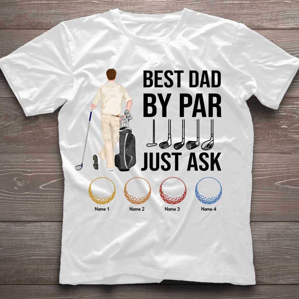Bester Papa aller Zeiten – Personalisiertes Golf-T-Shirt und Hoodie zum Vatertag