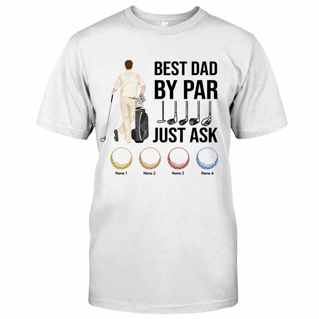 Bester Papa aller Zeiten – Personalisiertes Golf-T-Shirt und Hoodie zum Vatertag