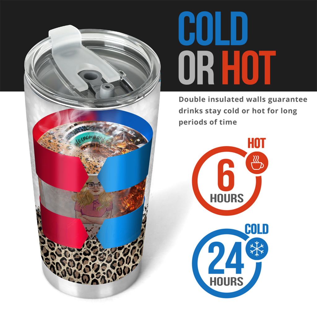 Lehren, Lieben, Inspirieren – Personalisierter Lehrer-Trinkbecher