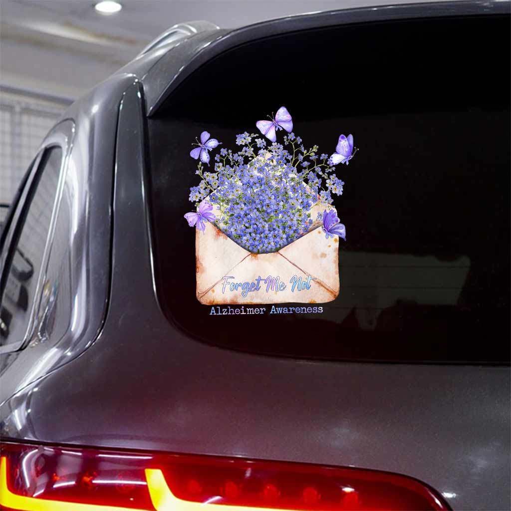 Vergissmeinnicht - Aufkleber zur Alzheimer-Aufklärung (komplett)