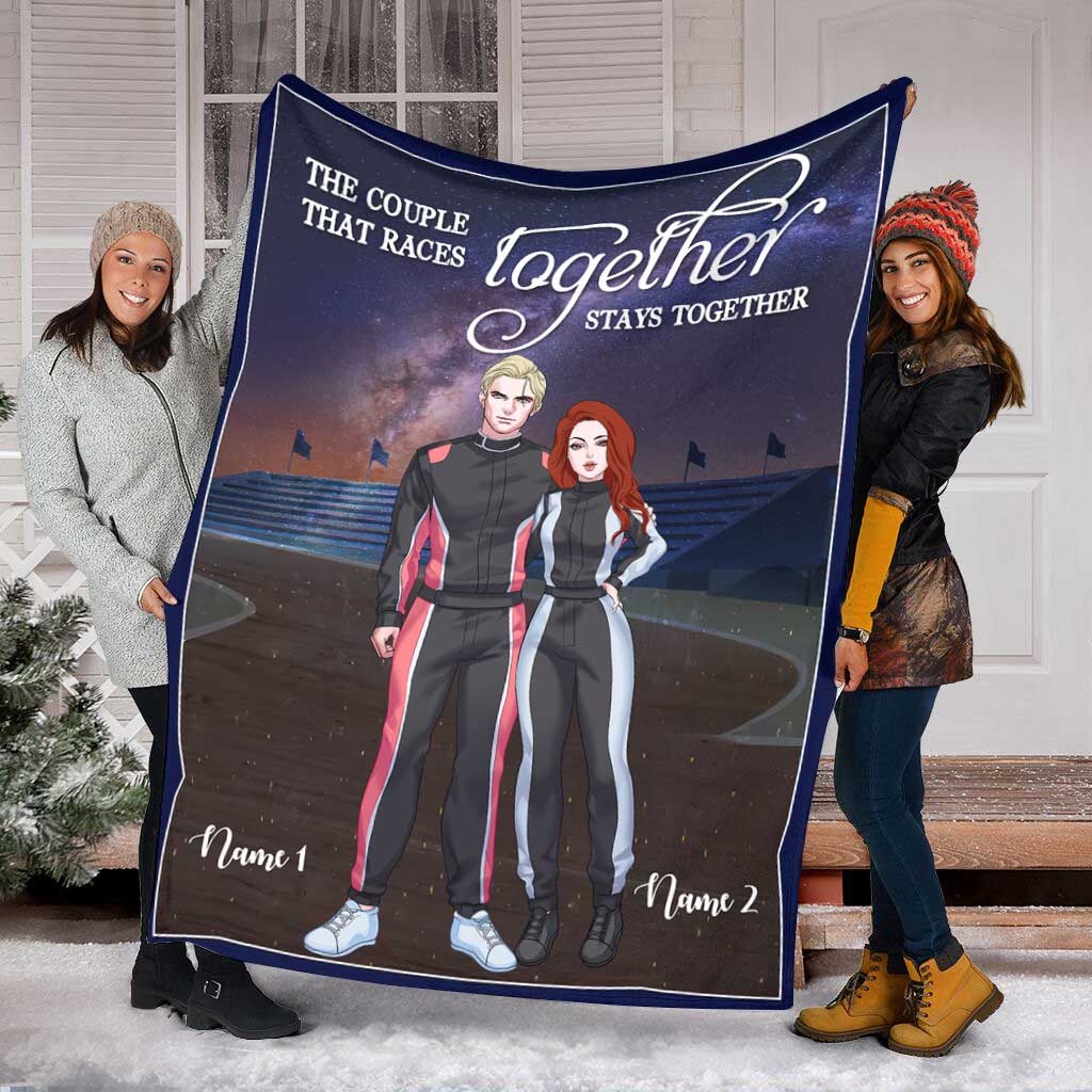 Gemeinsam Rennen laufen, zusammenbleiben – personalisierte Renndecke