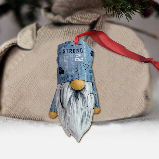 Weihnachtsschmuck „Gnome Nurse“ (beidseitig bedruckt)