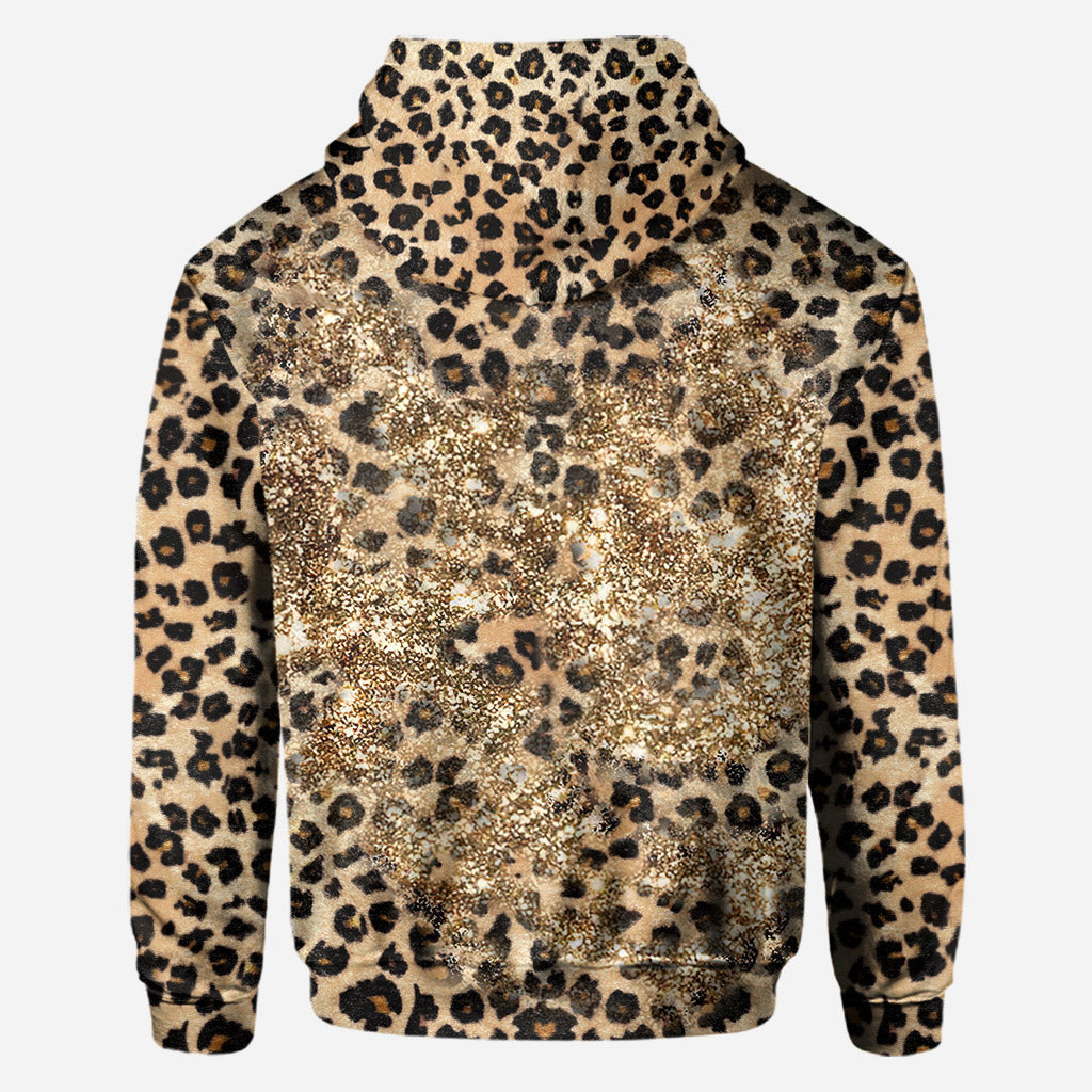 Sei ein Lehrer – Personalisiertes T-Shirt und Hoodie mit Glitzer-Imitat-Print