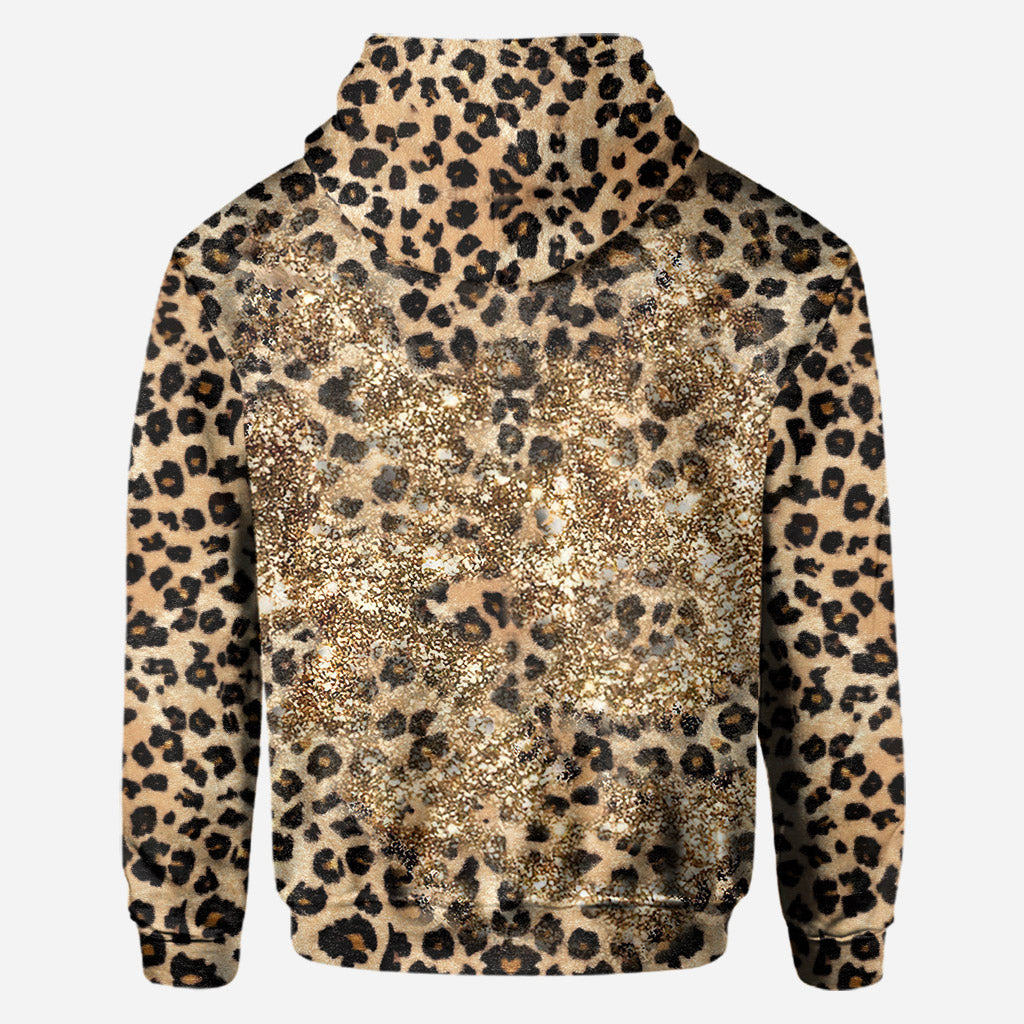 Sei ein Lehrer – Personalisiertes T-Shirt und Hoodie mit Glitzer-Imitat-Print