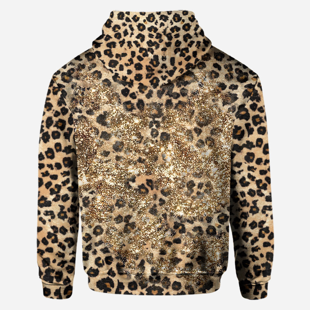 Sei ein Lehrer – Personalisiertes T-Shirt und Hoodie mit Glitzer-Imitat-Print