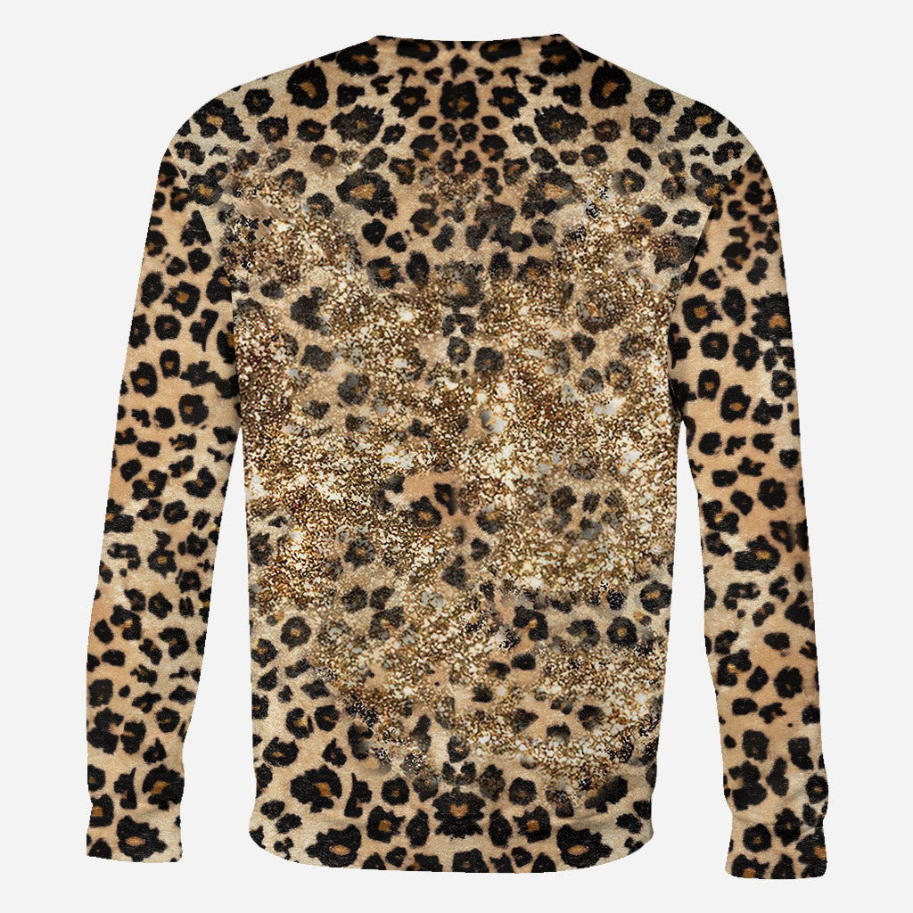 Sei ein Lehrer – Personalisiertes T-Shirt und Hoodie mit Glitzer-Imitat-Print