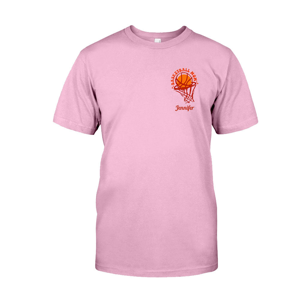 Basketball-Mama – Personalisiertes Basketball-T-Shirt und Hoodie