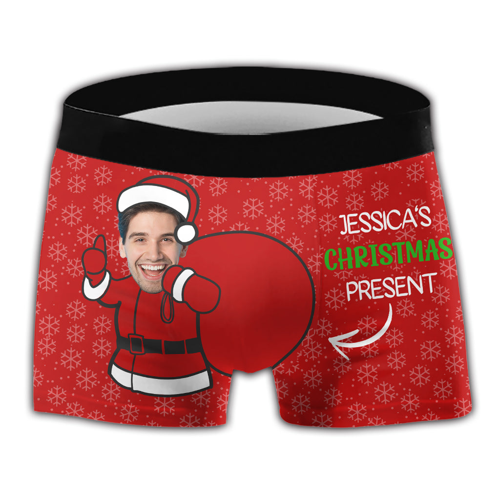 Weihnachtsgeschenk – Personalisierte Boxershorts für Männer (Paar)